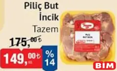 TAZEM PİLİÇ BUT İNCİK KG TAZEM PİLİÇ BUT İNCİK KG